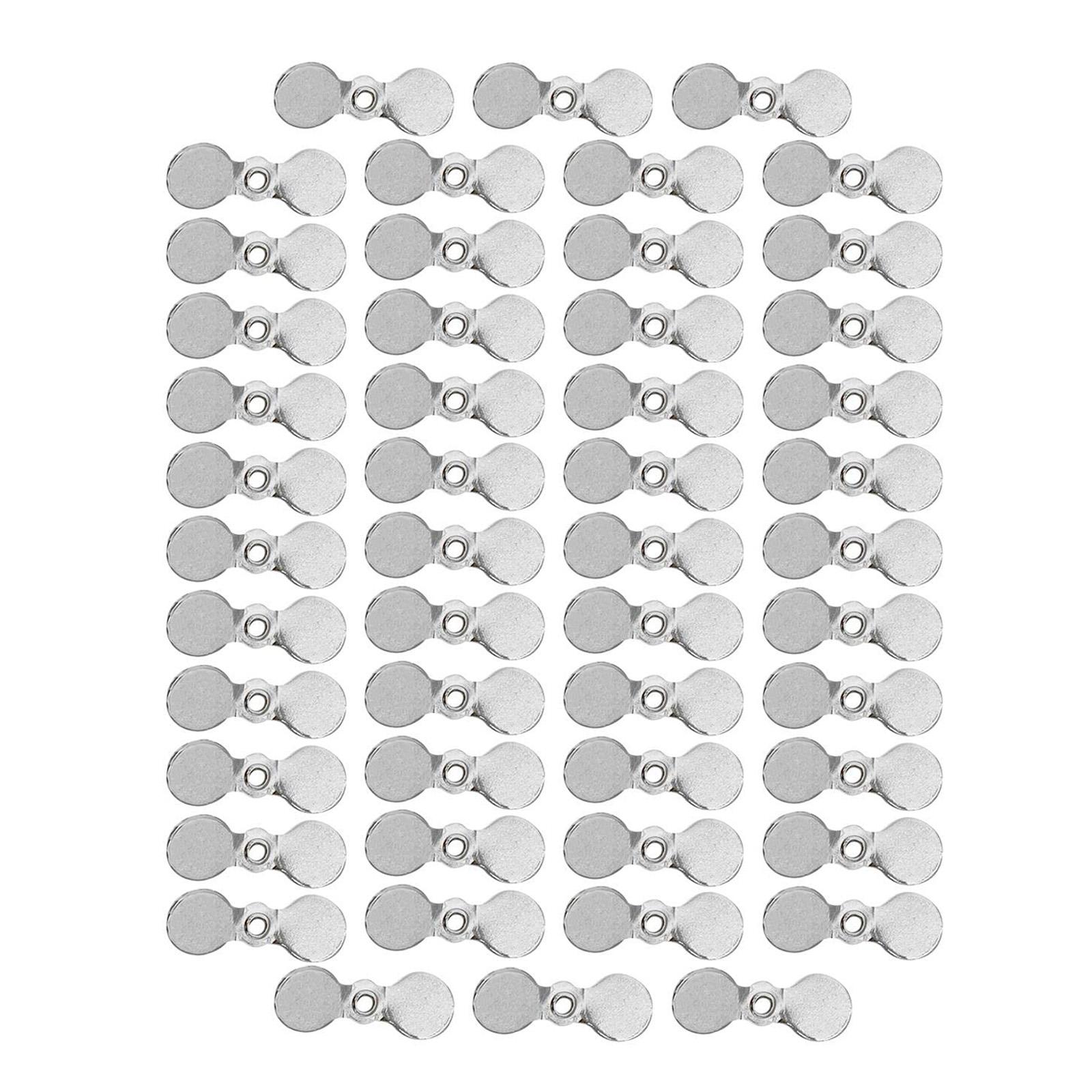 

50 шт. рыболовные винты лопасти приманки сменный винт муха поверхностные рыболовные приманки приманки рыболовные винты блестки M серебряный