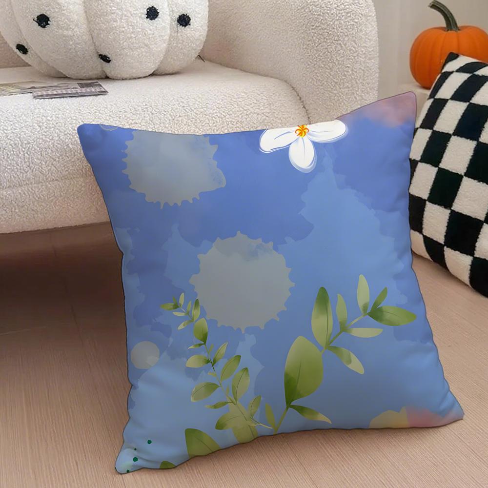 Lovely Atmosphere Pillow Cozy Decor Cushion Cover Linen Pillow Case Soft Breathable Protective Couch Room Decoration