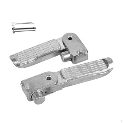 2 Pieces Motorcycle Pedals Bike Practical Sturdy Fitting Scooter for Electric