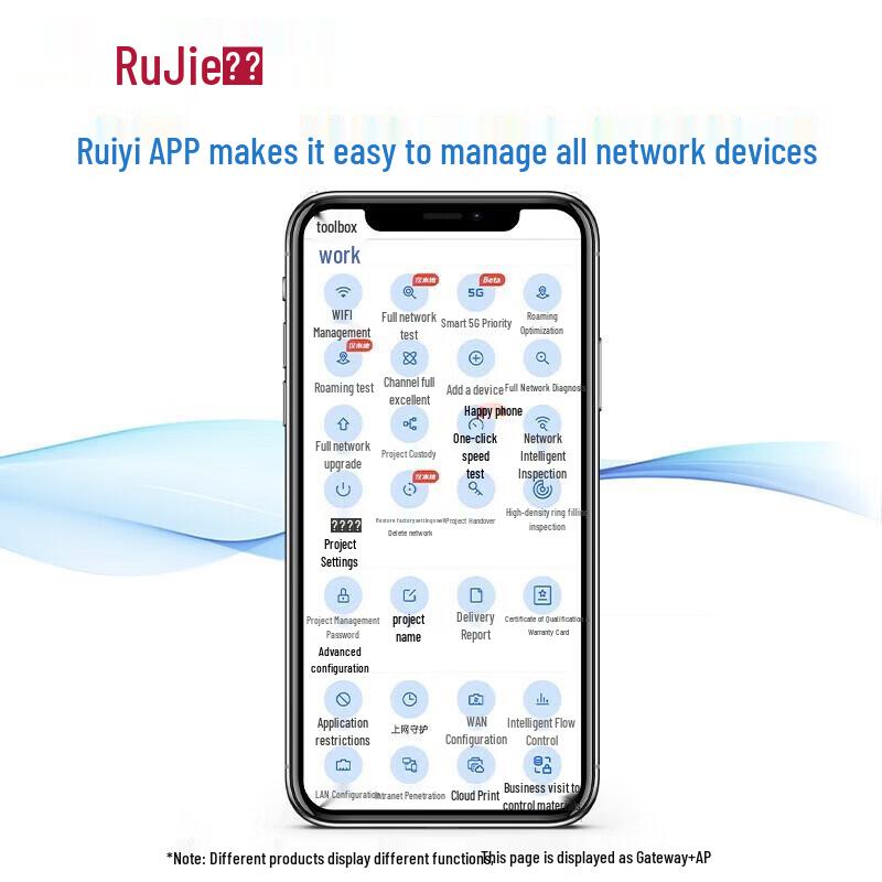 Ruijie RG-EAP212(G)V2 Ceiling-Mounted Wireless Access Point (CN version)