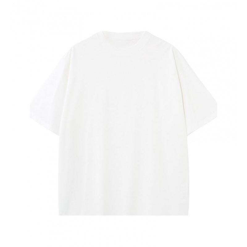 Summer new loose T-shirt skull print 230g pure cotton street tide brand short sleeve