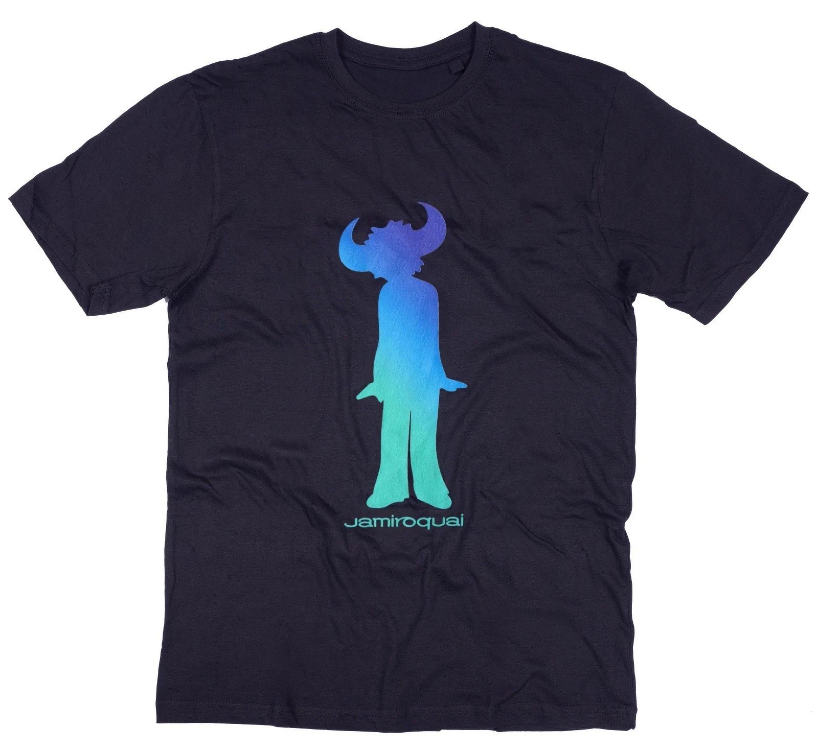 Футболка Jamiroquai Buffalo Black Новый Стиль Винтажная Футболка для Унисекс и Женщин Концертная и Повседневная S