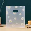 50pcs Daisy Plastic Packaging Bag Reusable Gift Bags Takeout Baking Cake Bakery Bag Transparent Birthday Wedding Party Gift Bags