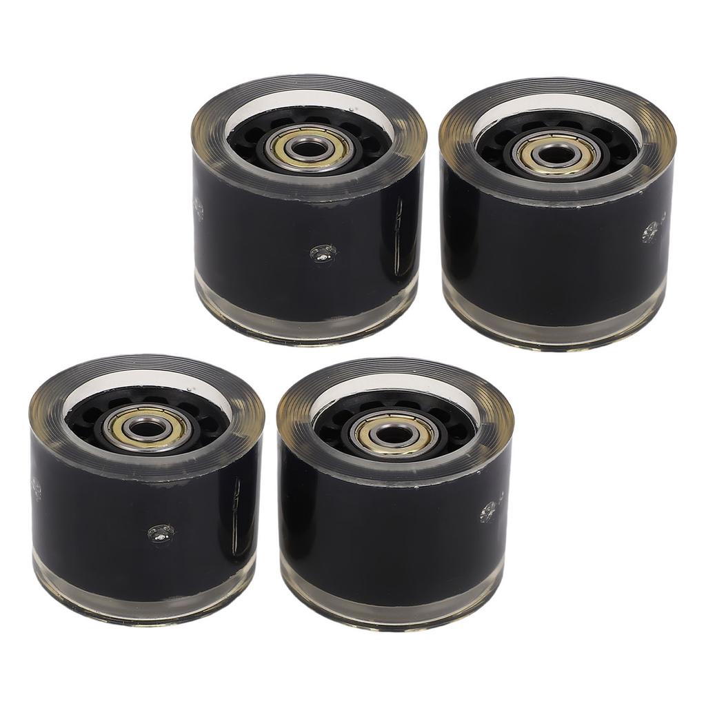4 PCS  board Wheels and Bearings   Wheels Magnetic   Friction High   PU 55x45mm
