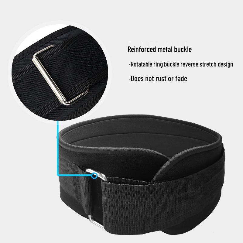 Men's Weightlifting Compression Waist Belt - Protective Support for Squats & Deadlifts