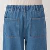MUJI Men's Wide-leg Kapok-Blend Denim Pants (AE0Y7A4A), Blue, Size XL