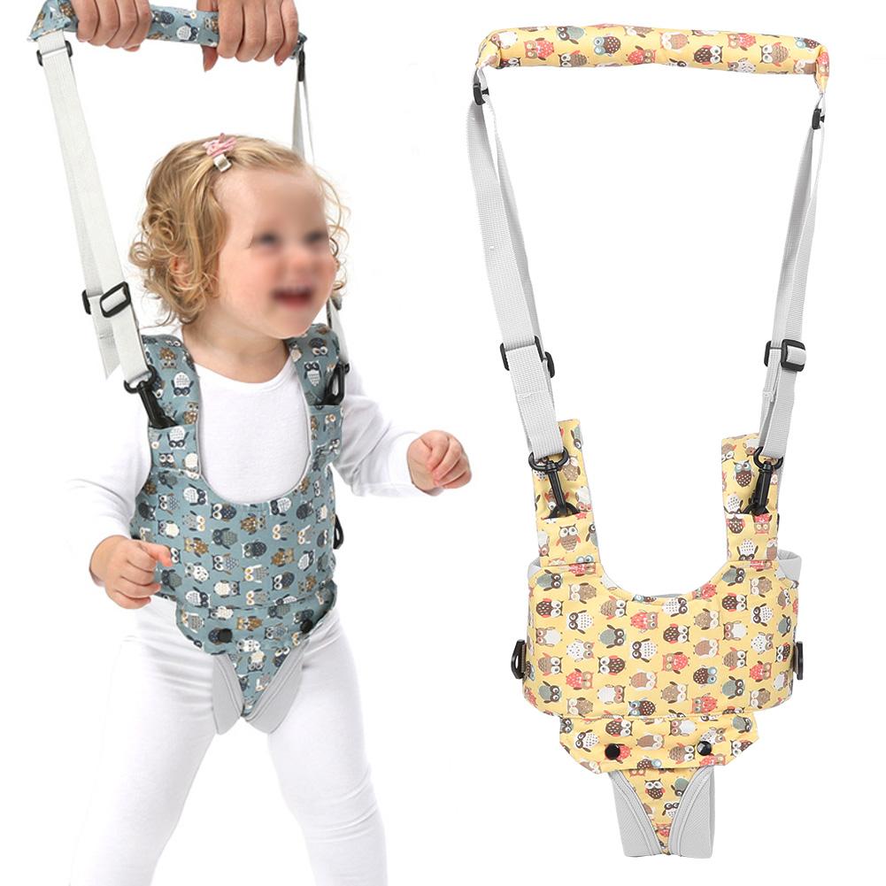 Baby Adjustable Walker Harness Toddler Safety Learning Walking Assist BeltLight Yellow