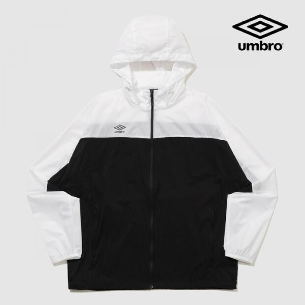 Umbro Ultra Lightweight Hooded Packable Windbreaker Jacket Ur124sjk32 Blk blacks/085