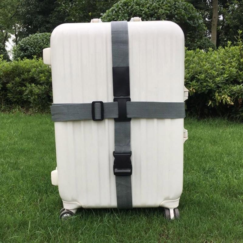 Luggage Strap Adjustable Suitcase Belt Durable Packing Strap with Quick Release Buckle Travel Accessorises for Men Women