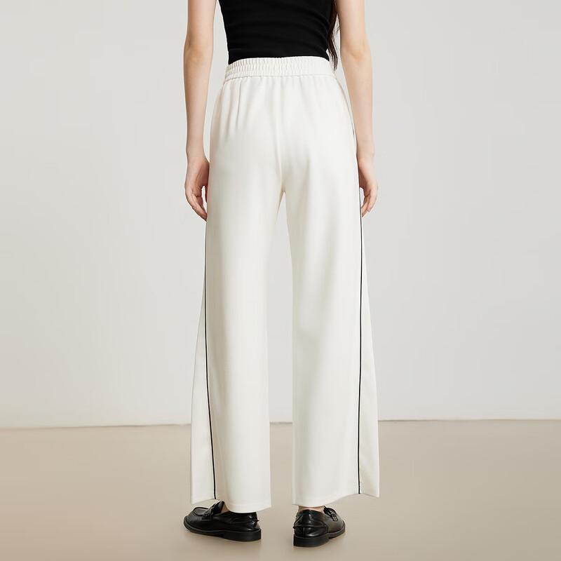 Go Jin Women's Slim Wide-Leg Casual Trousers