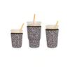 Reusable Iced Coffee Sleeve - Cold Drink Insulator, Chloroprene Rubber Cup Holder, Insulated Hand Sleeve For Cold/Hot Beverages