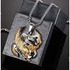 New Fashion Eagle Necklace Pendants LIVE TO RIDE Biker Sport Men Hero Jewelry