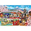 Epoch Puzzle PEANUTS Snoopy In Japan 1000-Piece (50x75cm) 12-605s with Glue & Scraper
