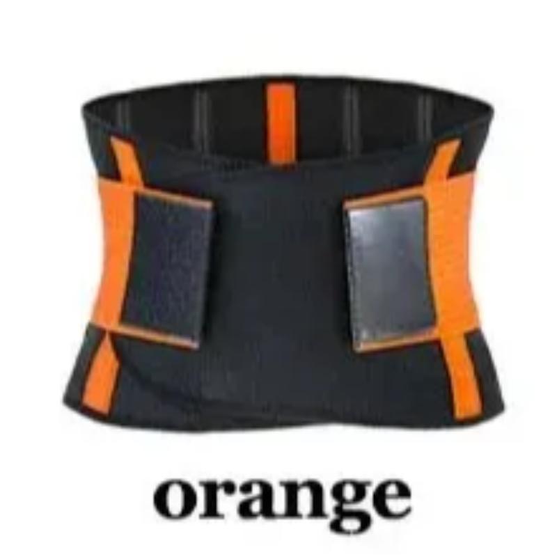 

Waist Care Belt Back Area Waist Area Trainer Trimmer Belt Gym Waist Region Protector Weight Lifting Sports Body Shaper Corset Faja Sweat L оранжевый