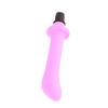 Silicone Fascia Massager Head Waterproof Glossy Surface Soft Muscle Massager Replacement Head Pink