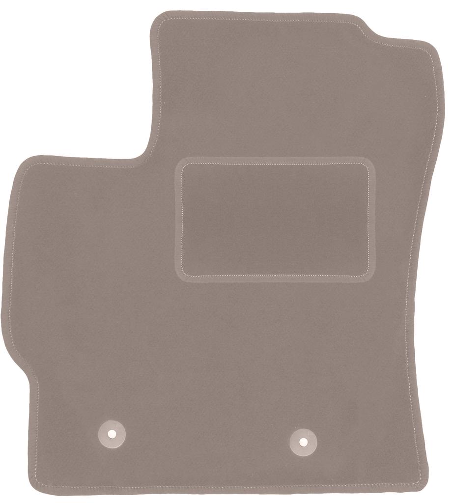 Beige driver's mat for: Toyota Auris I hatchback (2006-2013)
