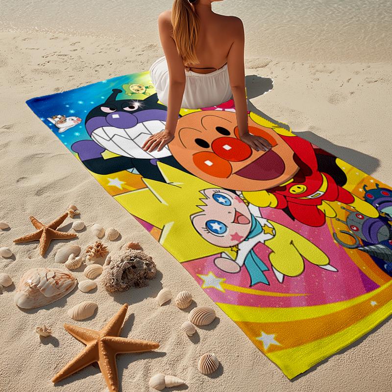 Superhero Parade Beach Towel, Super Soft Microfiber, Gift for Her/Him, Birthday, for Pool, Beach, Travel, Home Decor Fan gifts