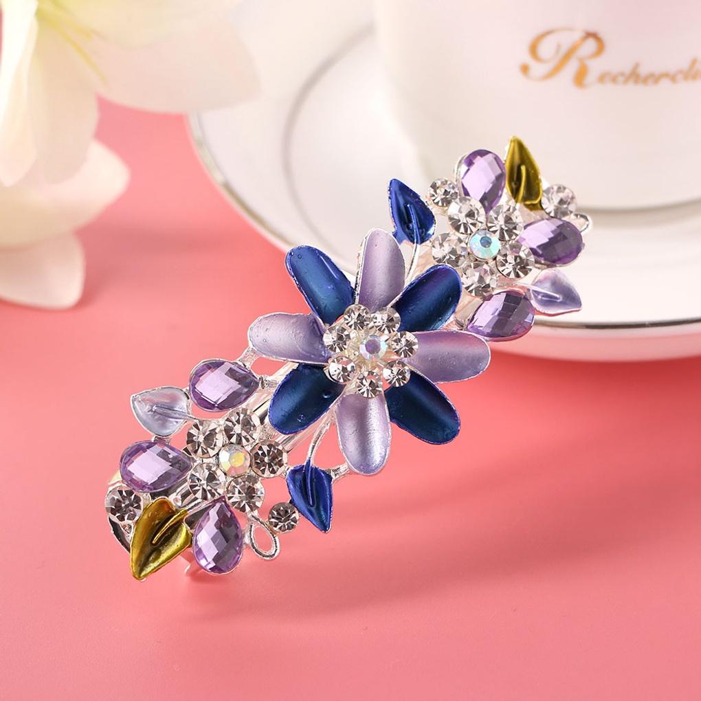 Damen Crummy Automatische Haarspange Haarschmuck Punktnadel Haarspange