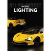 1/18 McLaren 720S Alloy Track Racing Car Model Diecasts Metal Sports Car Vehicles Model Simulation Sound Light Collection Kids Toys Gift