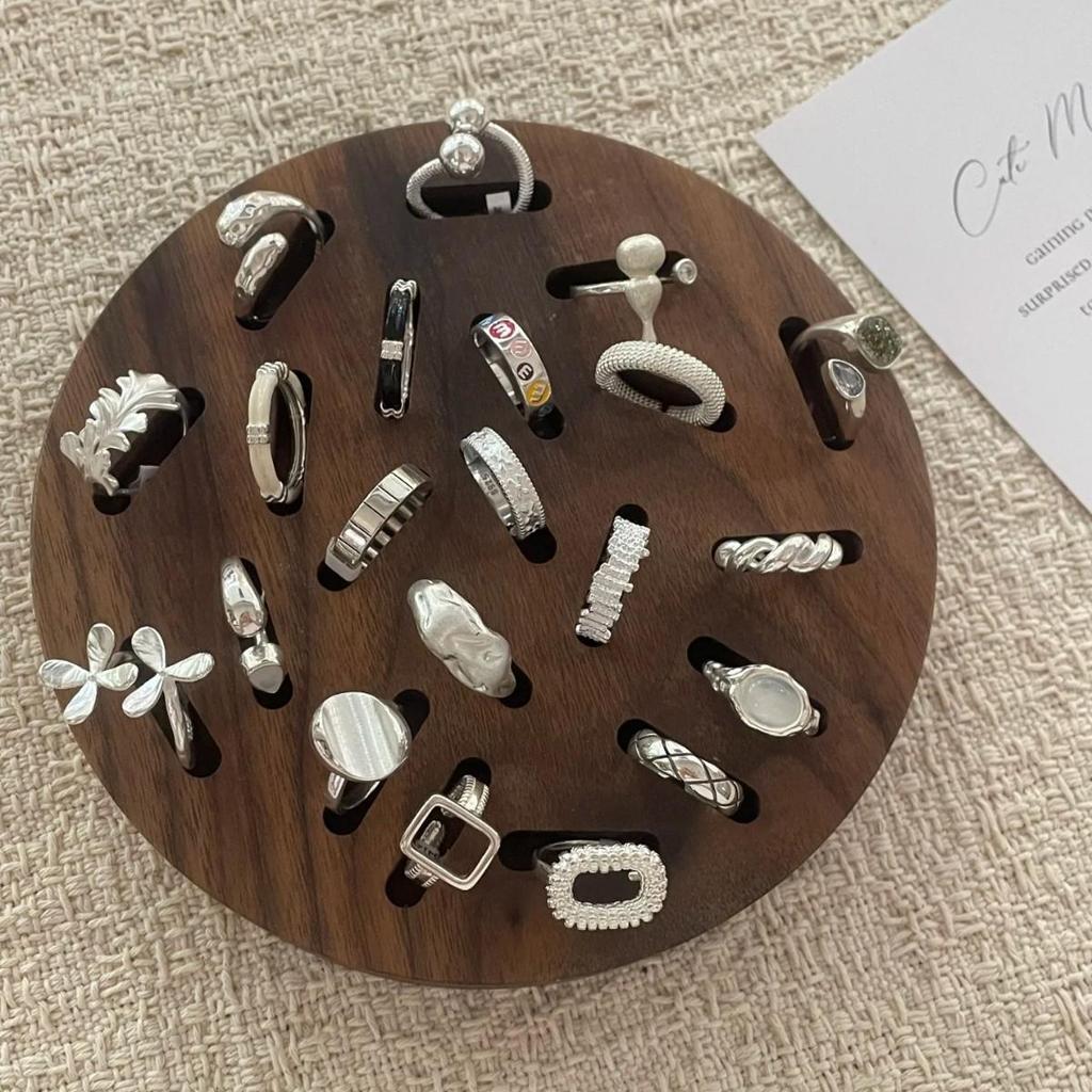 Xiaohongshu S925 Sterling Silver Summer Ring: Women's High-End Niche Light Luxury, Non-Fading Silver Jewelry