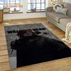 Tappeto 3D The Walking Dead Lincoln TWD TV per Soggiorno Camera da Letto Decorazione Casa, Tappetino da Pavimento Antiscivolo Decorazione per Divano Zerbino