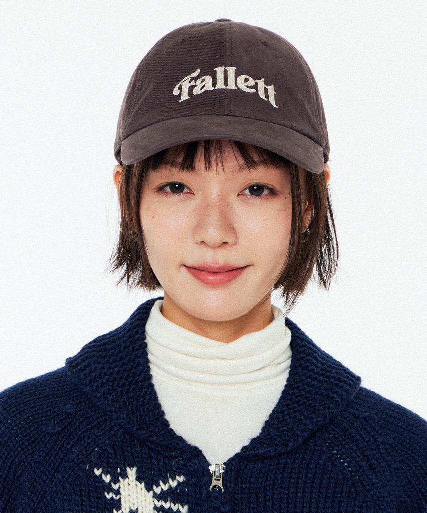 FALLETT Arch Logo Ball Cap Brown