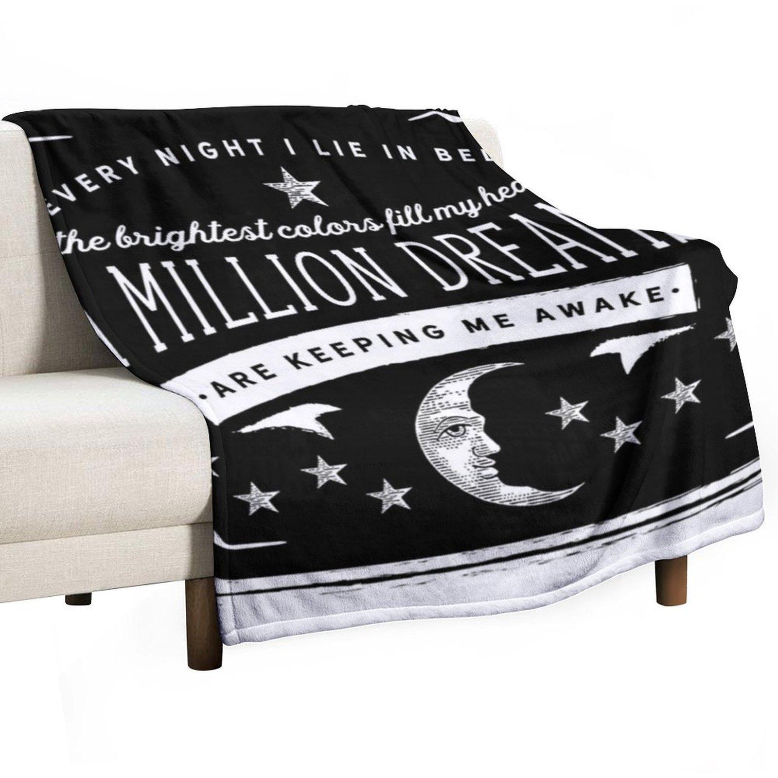 

A Million Dreams (The Greatest Showman) Throw Blanket Comforter Decorative Throw Beautifuls Decorative Sofas Blankets 30x40in