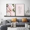 Flowers Fragrance Lip Fashion Life Wall Art Canvas Painting Nordic Posters And Prints Wall Pictures For Living Room Shop Decor