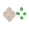 5Pcs Small Freshes Fondant Silicone Mold Ginkgos Bilobas Leaf Four-leaf Clover and Chocolate Decorative Cake Mold