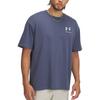 Simple Loose Fit Short Sleeve T-Shirt Men Tops Storm-Gray 1387285-045