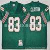 Miami Dolphins Retro Football Jersey Embroidered NFL Style Mens Sportswear Fan Wear Casual Training