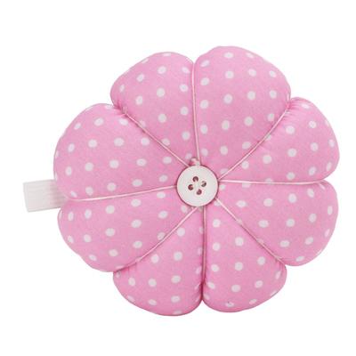 Adjustable Strap Wrist Pin Cushion Pumpkin Shaped Convenient Design Wristband Pincushion Hands Free Pincushion For Sewing