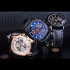 Winner New Top Men's Watch Skeleton Mechanical Watch Automatic Mechanical Watch Men's Belt Watch