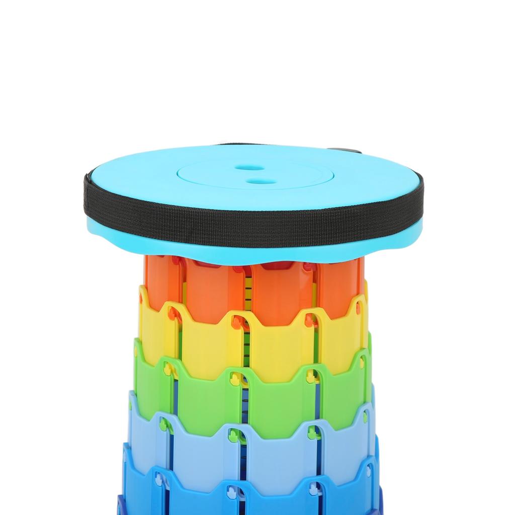 Portable Telescoping Stool Retractable Colored Lightweight Collapsible Chair for Camping Garden Fishing Hiking Travel