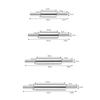 1Pc Stainless Steel Stick Craft Rolling Pin Roll Non Baking Creation Stainless Steel Rolling Pin For Cakes Biscuits Pizza Dough