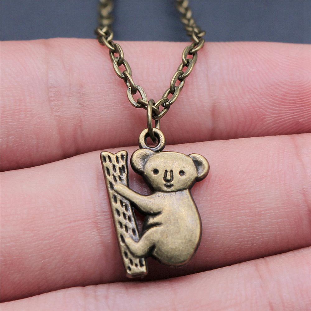 Halskette am Hals 43cm Kette Waldtiere Hochzeitsschmuck Zubehör QN031