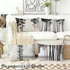 Bamboo Pattern Decorative Pillowcase Suitable For Sofa Bedroom Car Pillow Cover Cushion Rectangular Back Cushion