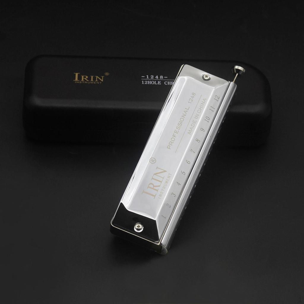 Chromatic Harmonica Mouth Organ Heavy Duty 12 Hole 48 Tones