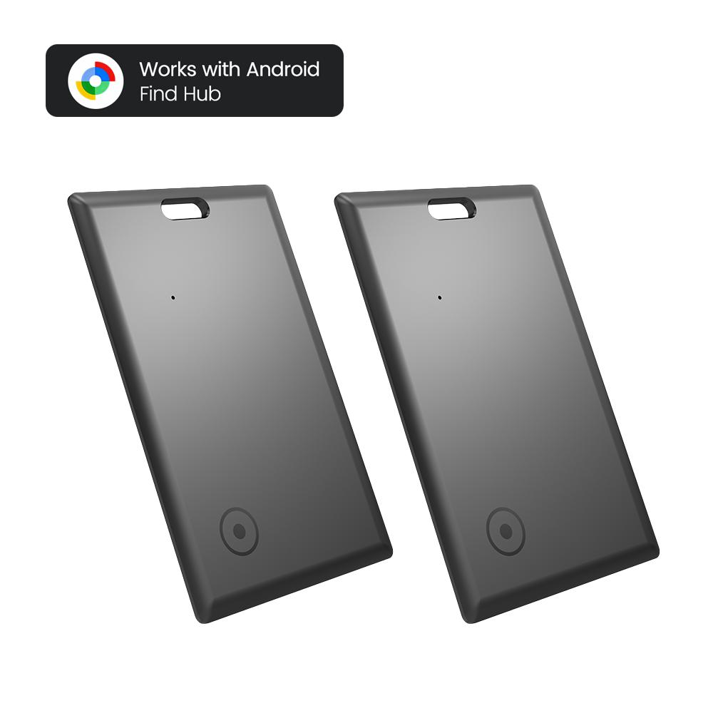 Android Smart Wallet Tracker Card Location Tag Works with Google Find Hub App Anti-Lost Bluetooth GPS Tracker Keys Bag Pet