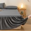 Modern Style Elastic Perfect Bedspread with Lace, Non-Slip, Dust-Proof, Breathable And Beautiful Bed Skirt