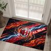 AC Milan Design Crystal Velvet Carpet Cozy Non?Slip Printed Rug For Bedroom Living Room Entrance