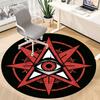 1pc Eagle Eye Symbol Office Round Area Rug, Under Office Chairs Bedroom Living Room Home Decor, Room Deco, Available In Various Sizes
