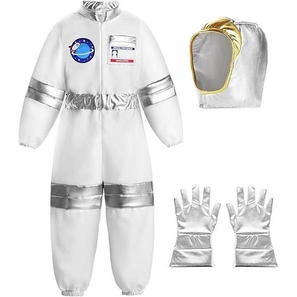 Children's space suits, Halloween cosplay costumes, astronaut gloves, holiday party costumes