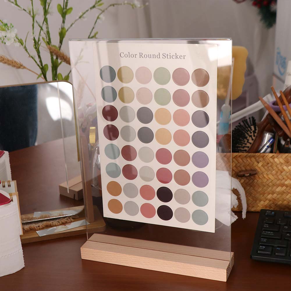 2 Uses Menu Paper Display Stand Highly Transparent Acrylic Table Number Holder  Cafe