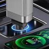 4 In 1 Car Charger Bluetooth FM Transmitter USB Type C Fast Charging Adapter with Digital Display Charge Cigarette Lighter