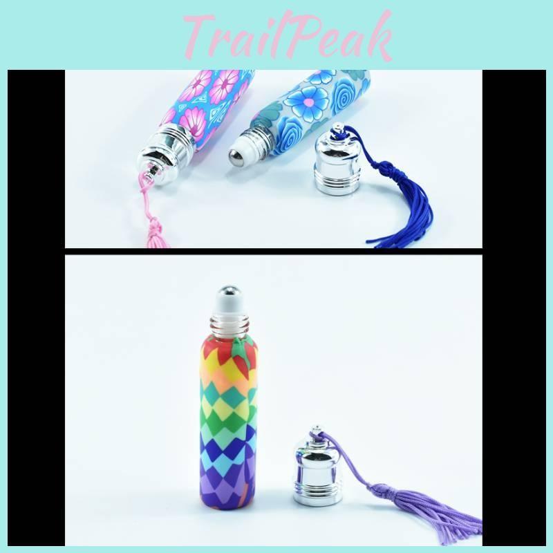 6ml Refillable Glass Empty Perfume Essential Oil Roll On Roller Bottle Travel