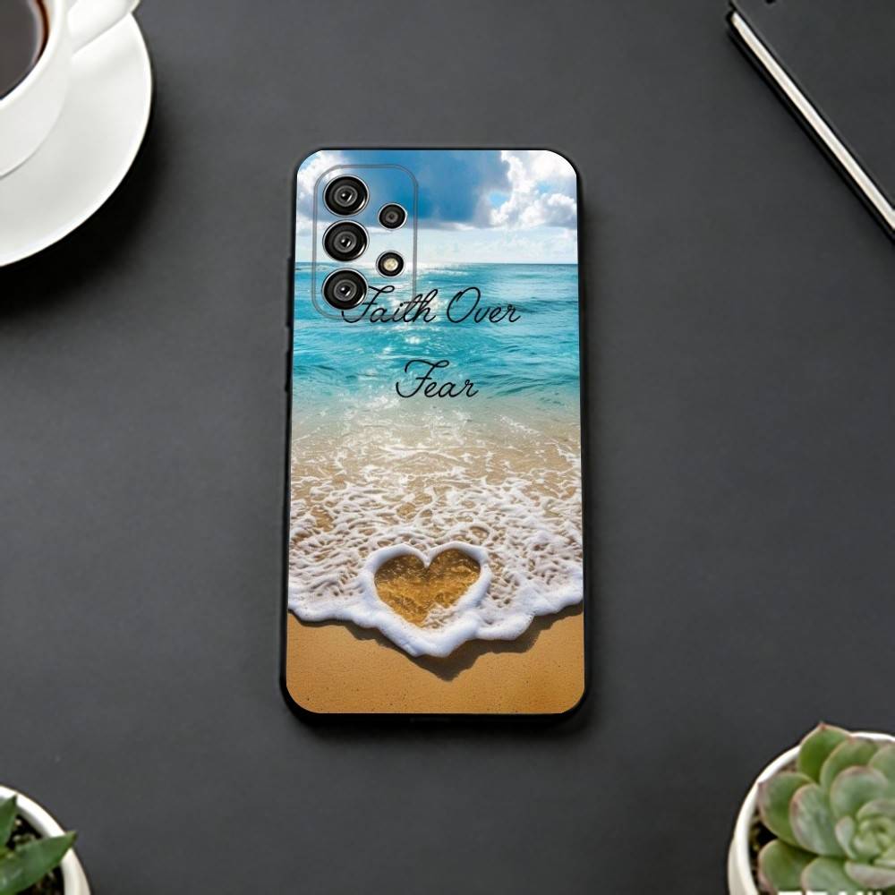 Bible Verse Christian Q-Quote Phone Case For Samsung S25,S24,S21,S22,S23,S30,Ultra,S20,Plus,Fe,Lite,Note,10,Black Cover