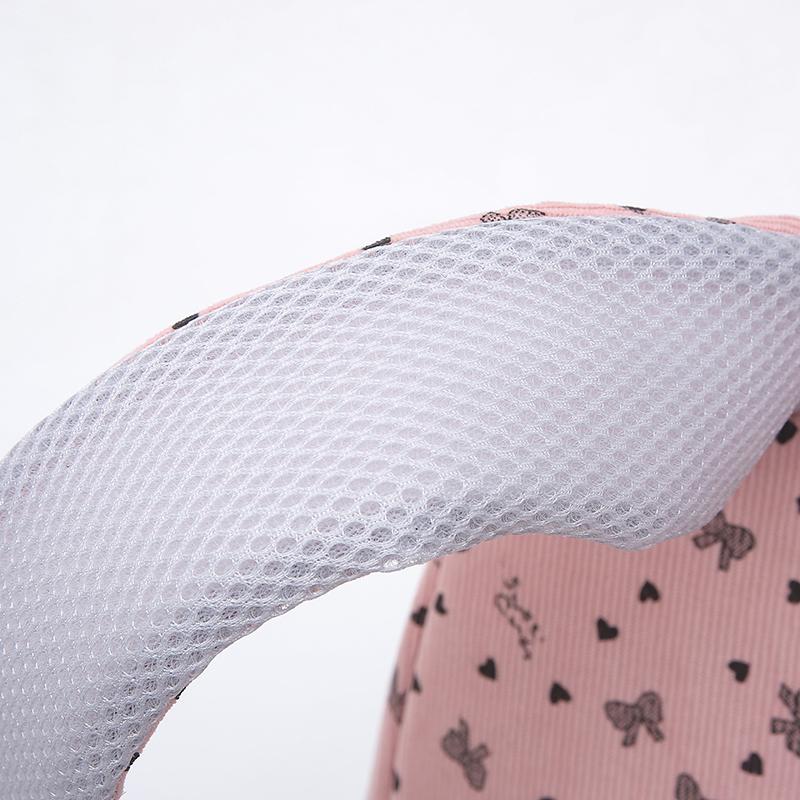 Three-Piece Backpack Set Bow Printed Corduroy Large Capacity Handbag Multi-Functional Backpack with Lunch Bag Pen Bag