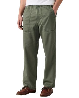 EASY RELAXED Straight Surplus Pants Stretch Lightweight Linen Blend LIGHTWEIGHT Men's 0057S-0006 US M