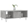  Coffee Table, Concrete Grey, 90x50x36.5 Cm